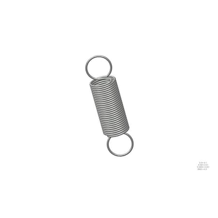 Approved Vendor Extension Spring, O=1.000, L= 4.00, W= .075 G409966959